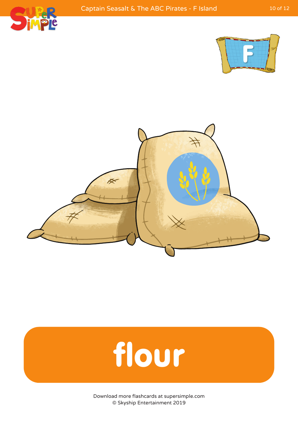 Letter F Flashcards - Skyship Entertainment, Page 10