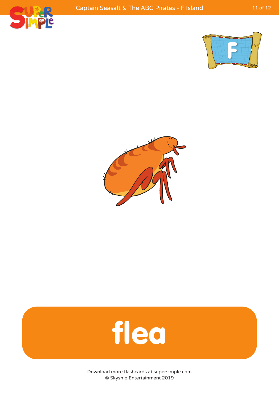 Letter F Flashcards - Skyship Entertainment, Page 11