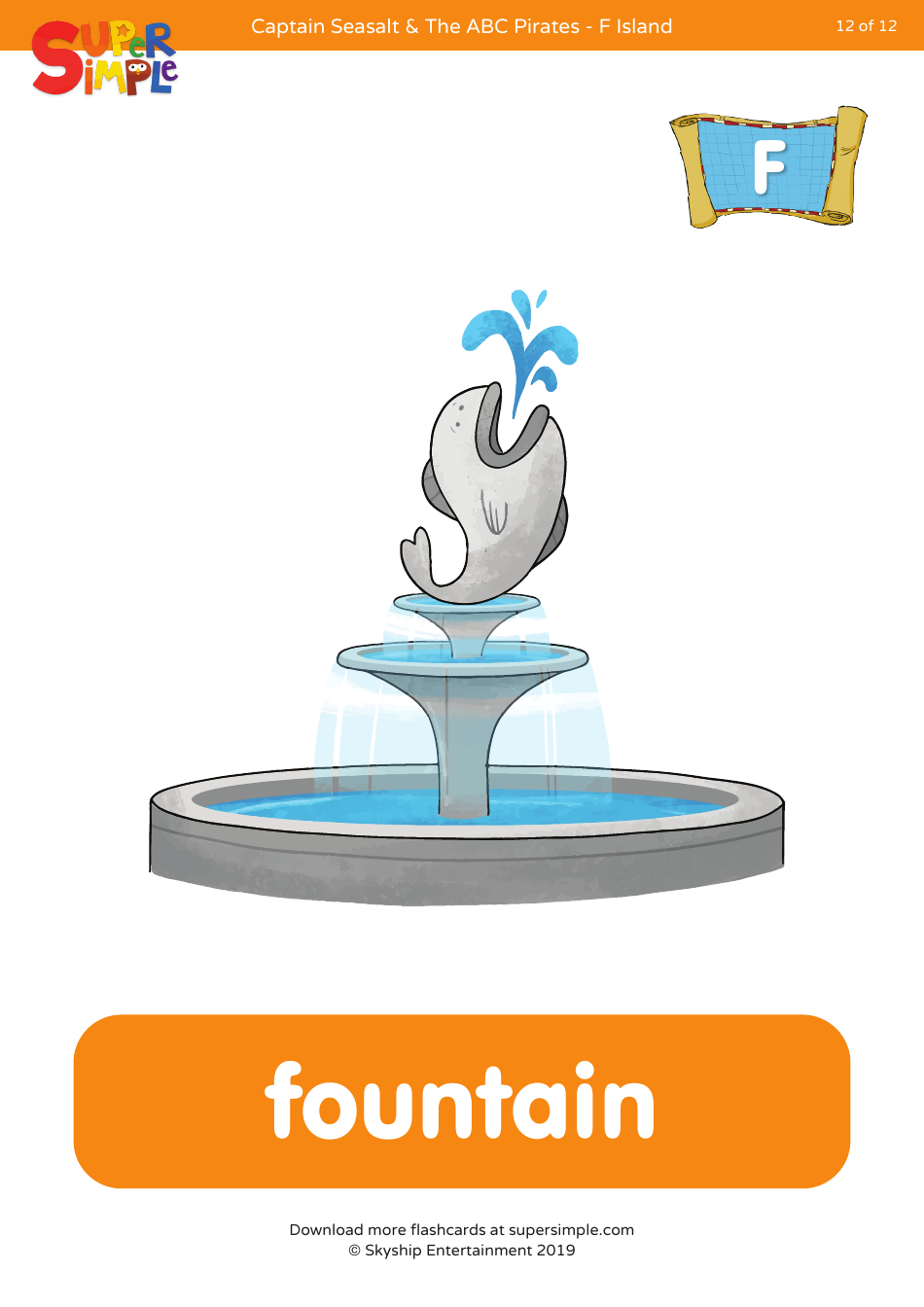 Letter F Flashcards - Skyship Entertainment, Page 12