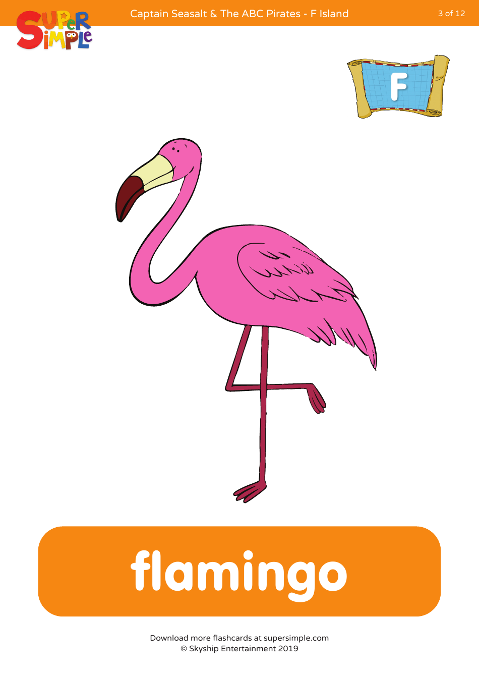 Letter F Flashcards - Skyship Entertainment, Page 3