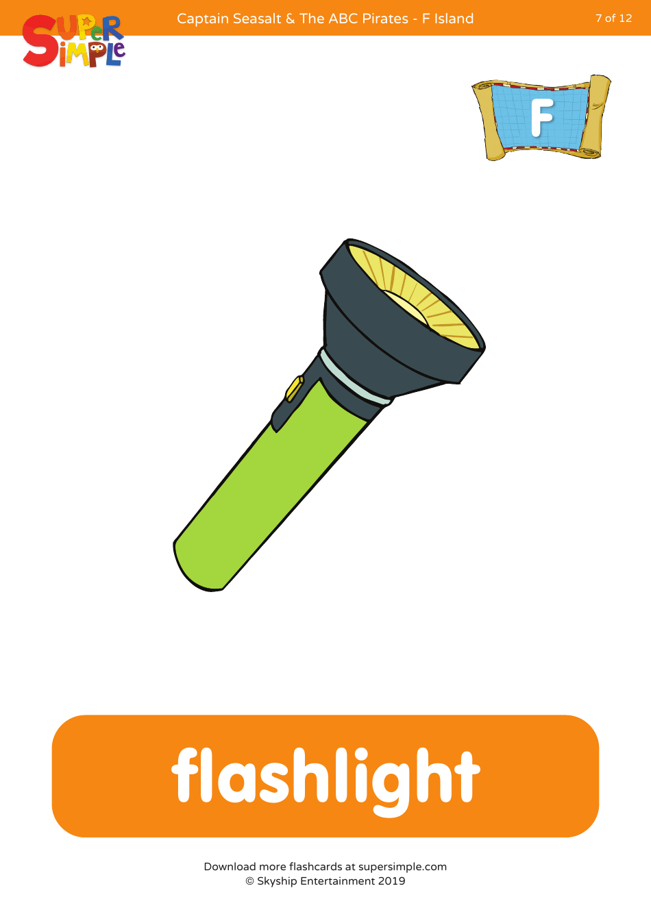 Letter F Flashcards - Skyship Entertainment, Page 7