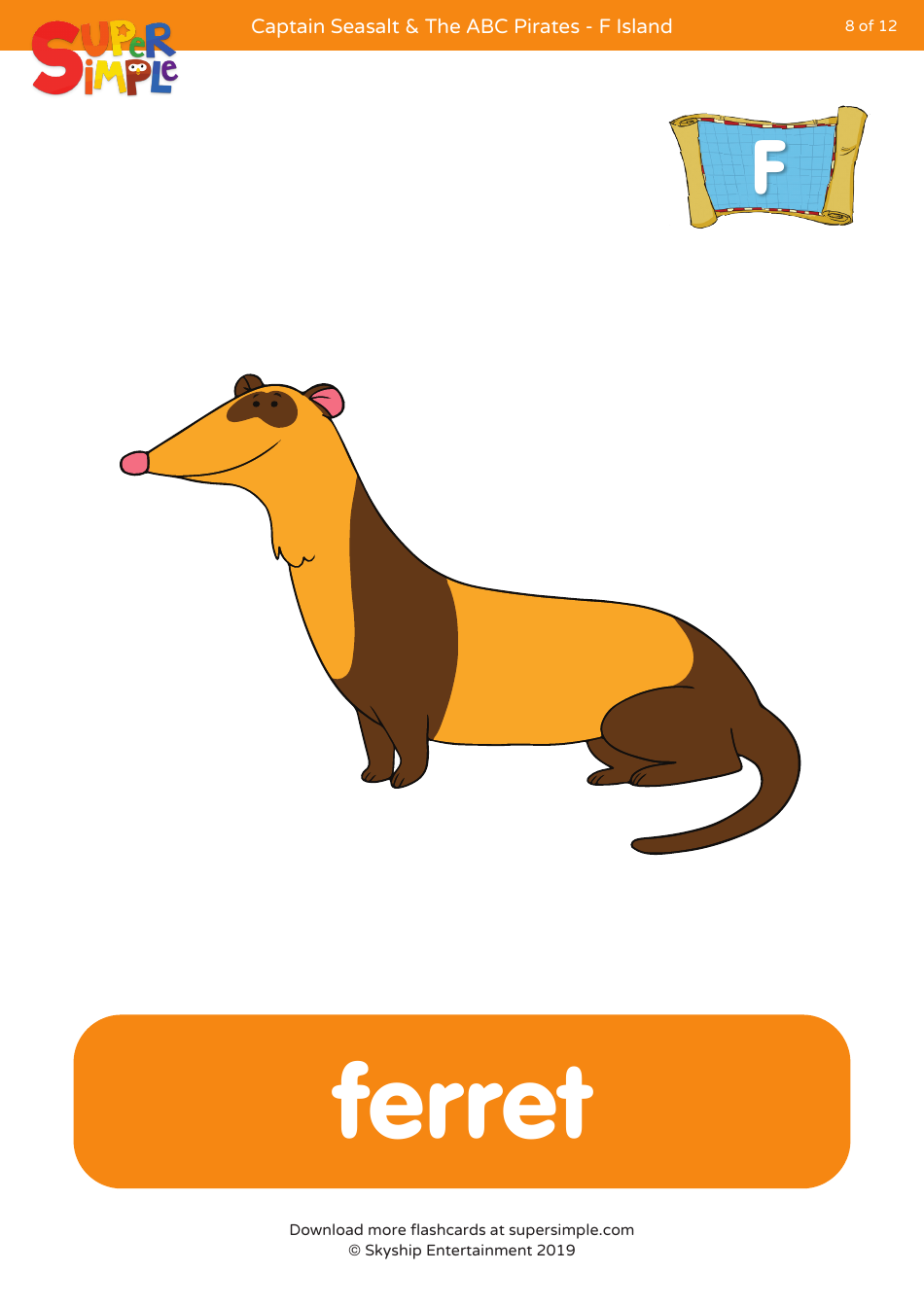 Letter F Flashcards - Skyship Entertainment, Page 8