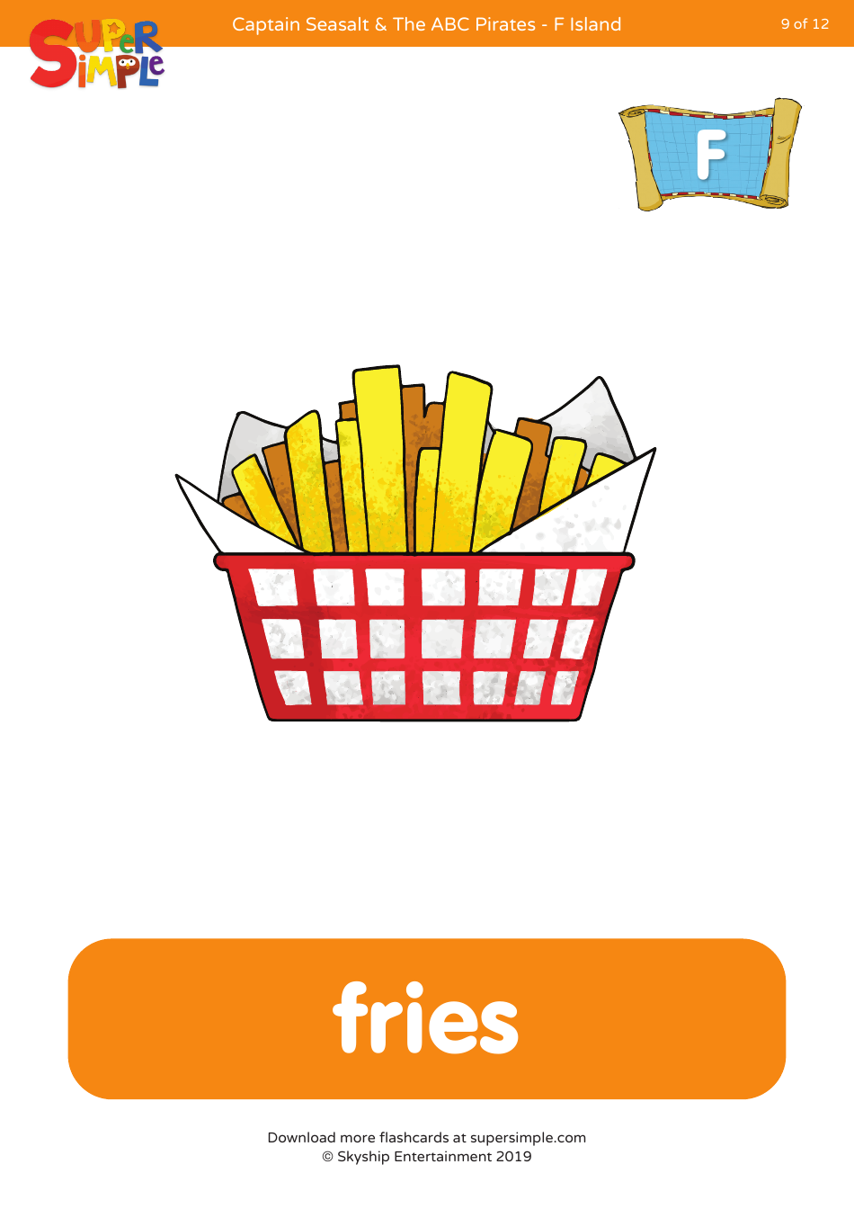 Letter F Flashcards - Skyship Entertainment, Page 9