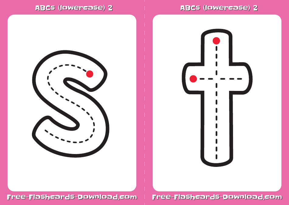 Lowercase English Alphabet Medium Flashcards, Page 11