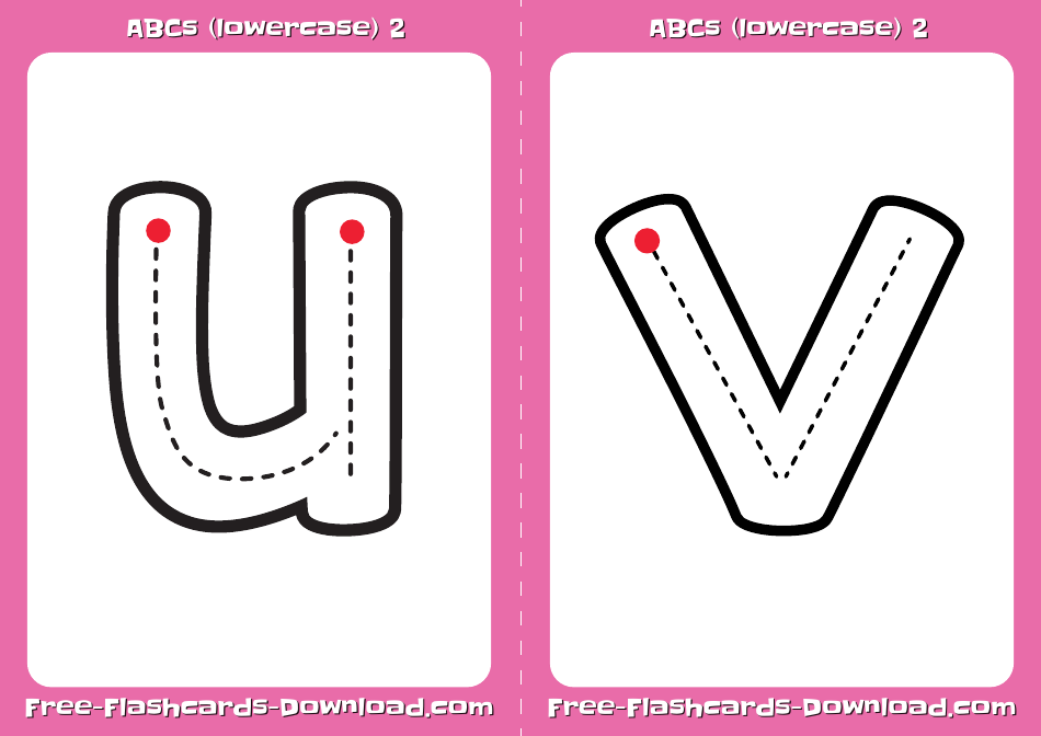Lowercase English Alphabet Medium Flashcards, Page 12