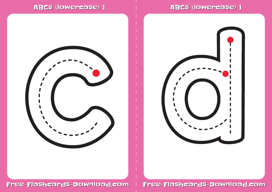 Lowercase English Alphabet Medium Flashcards, Page 3