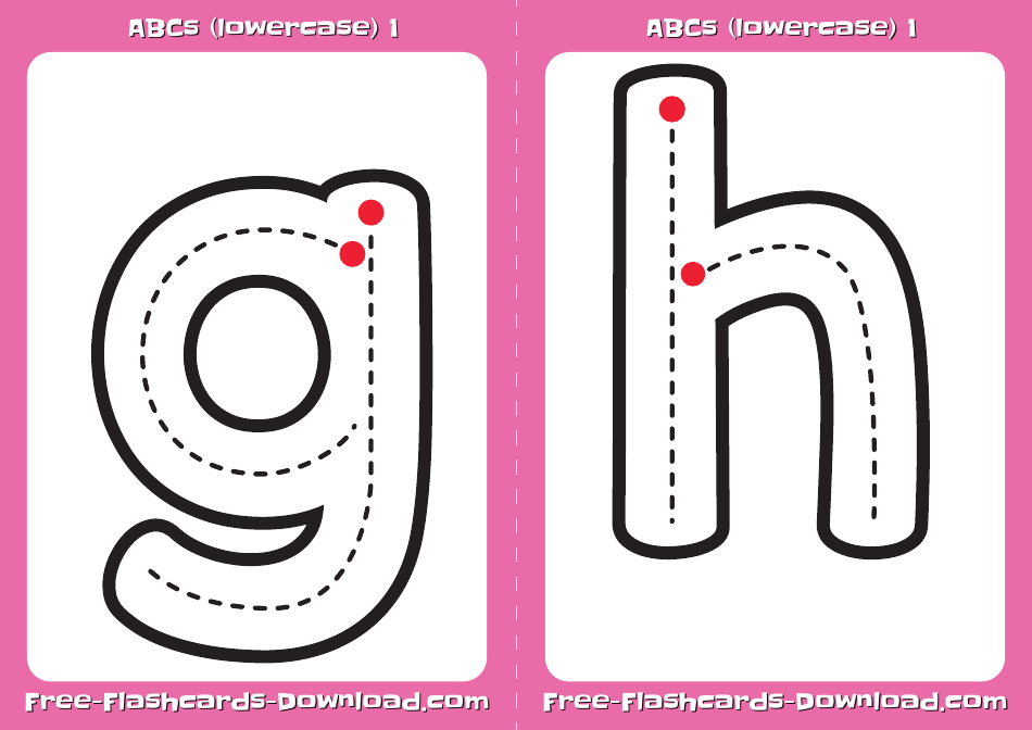Lowercase English Alphabet Medium Flashcards, Page 5
