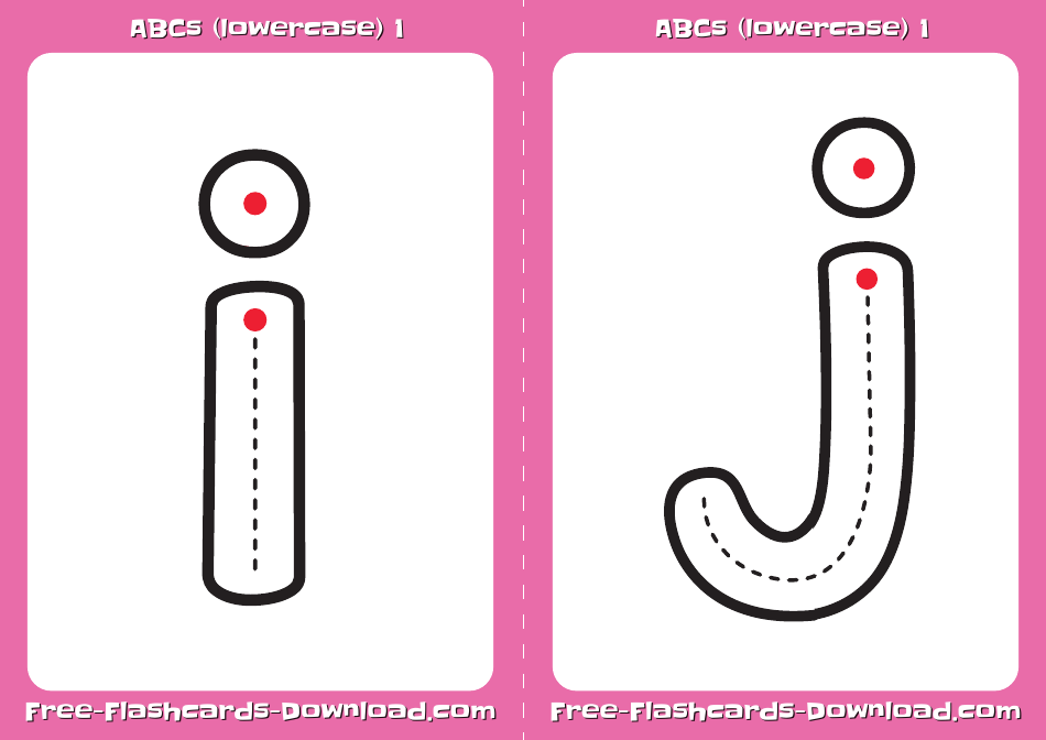 Lowercase English Alphabet Medium Flashcards, Page 6