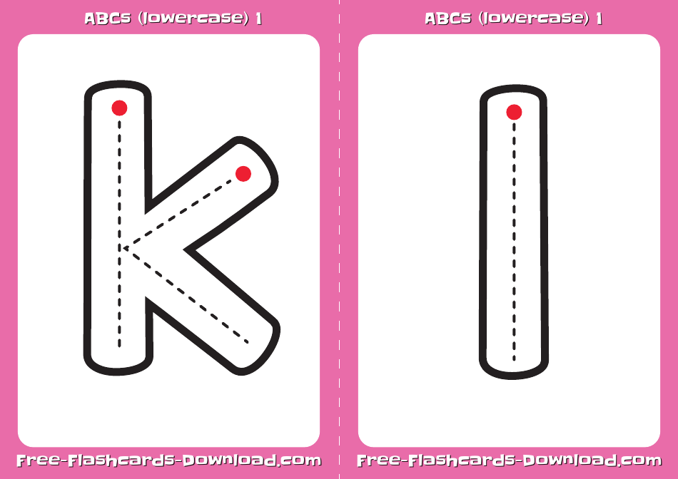 Lowercase English Alphabet Medium Flashcards, Page 7