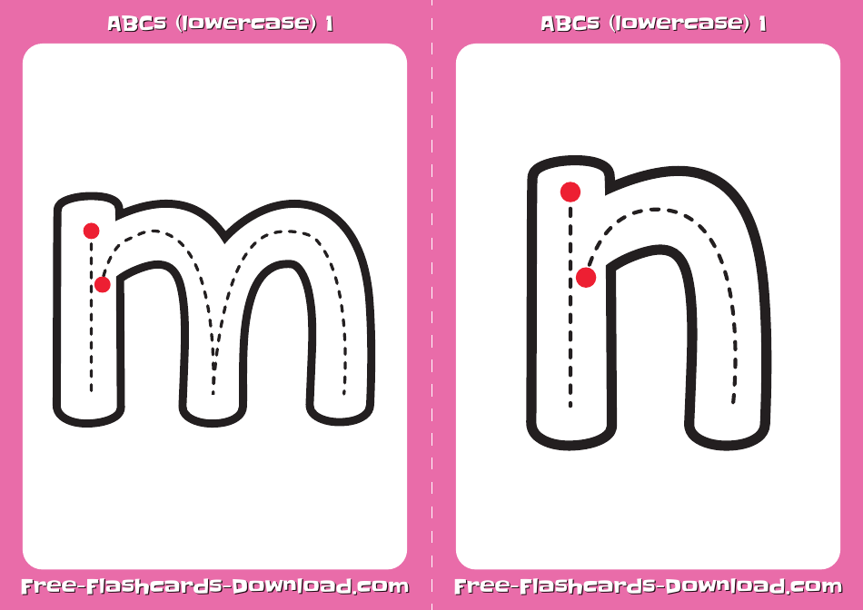 Lowercase English Alphabet Medium Flashcards, Page 8