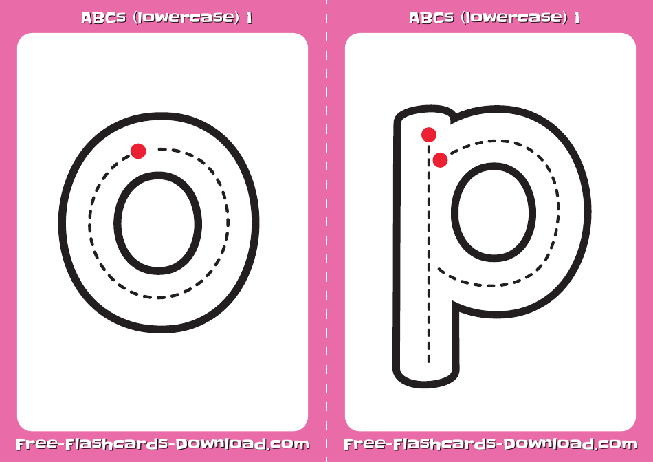 Lowercase English Alphabet Medium Flashcards, Page 9