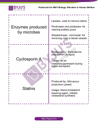 Neet Biology Flashcards - Microbes in Human Welfare, Page 2