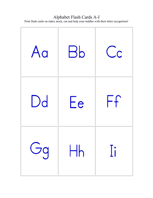 Alphabet Flashcards Download Pdf