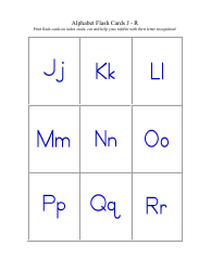 Alphabet Flashcards, Page 2