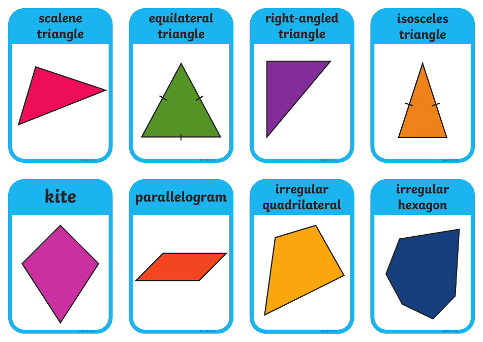 Small Shape Flashcards, Page 3