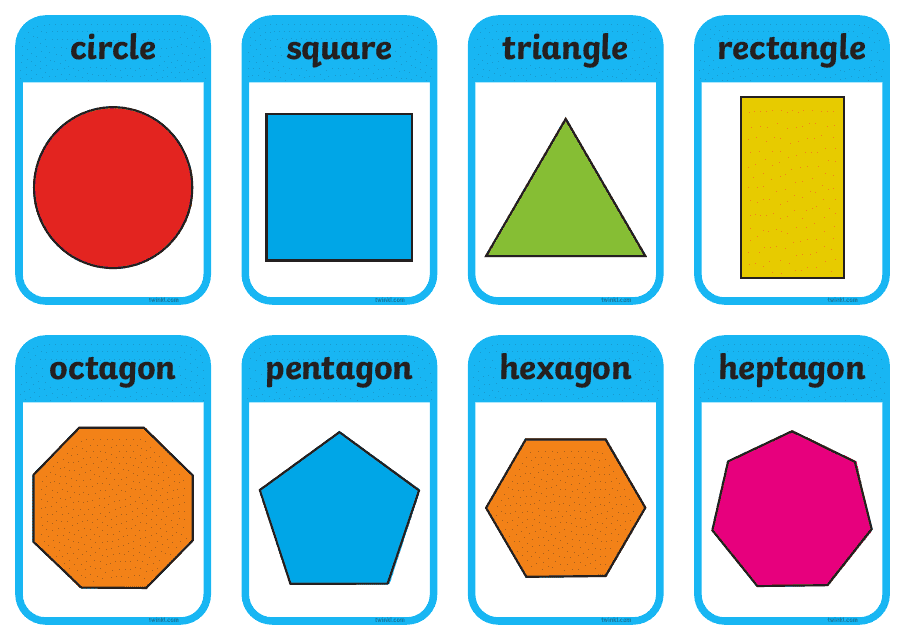 Small Shape Flashcards Download Pdf