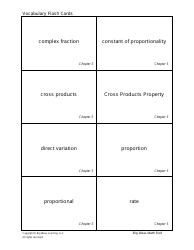 Grade 7 Math Vocabulary Flashcards, Page 19