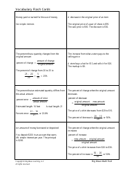 Grade 7 Math Vocabulary Flashcards, Page 24