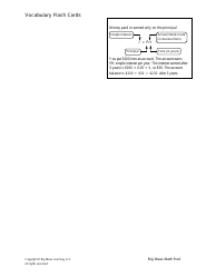 Grade 7 Math Vocabulary Flashcards, Page 26