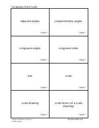 Grade 7 Math Vocabulary Flashcards, Page 27