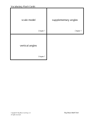 Grade 7 Math Vocabulary Flashcards, Page 29