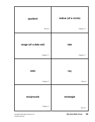 Math Glossary Flashcards, Page 29