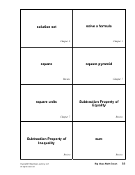 Math Glossary Flashcards, Page 33