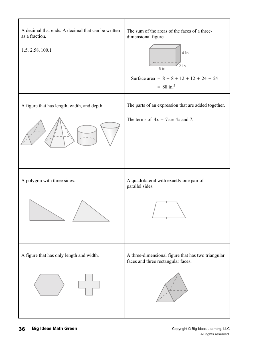 Math Glossary Flashcards, Page 36