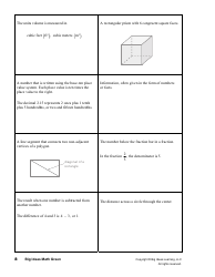 Math Glossary Flashcards, Page 8
