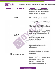 Neet Biology Flashcards - Body Fluids and Circulation, Page 2