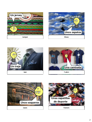 Spanish Revision Flashcards - Clothes, Page 2