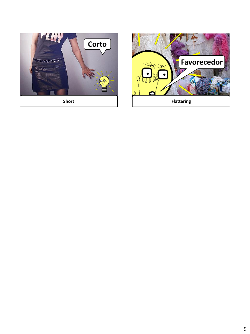 Spanish Revision Flashcards - Clothes, Page 9