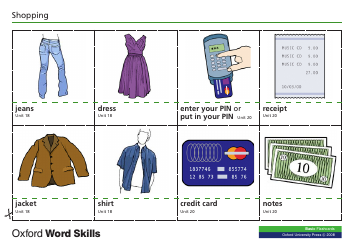 Oxford Word Skills Basic Flashcards, Page 3