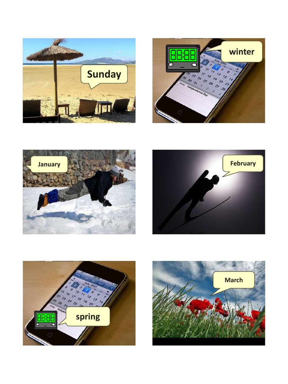 English Vocab Revision Flashcards - Time, Page 5