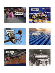 English Vocab Revision Flashcards - Sports, Page 2