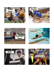 English Vocab Revision Flashcards - Sports, Page 4