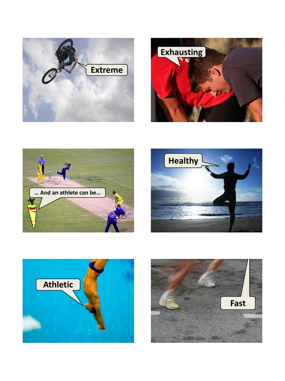 English Vocab Revision Flashcards - Sports, Page 9
