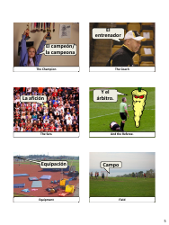 Spanish Revision Flashcards - Sports, Page 5