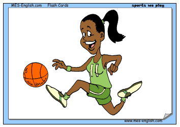 English Flashcards - Sports, Page 5