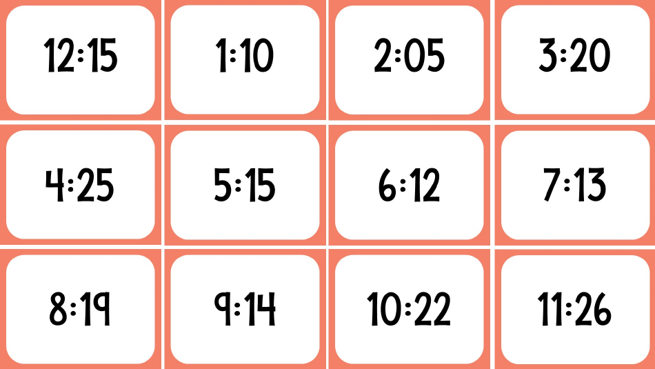 Spanish Flashcards - Time, Page 3