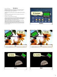 Spanish Revision Flashcards - Weather