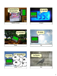 Spanish Revision Flashcards - Weather, Page 2