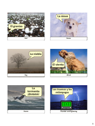 Spanish Revision Flashcards - Weather, Page 3
