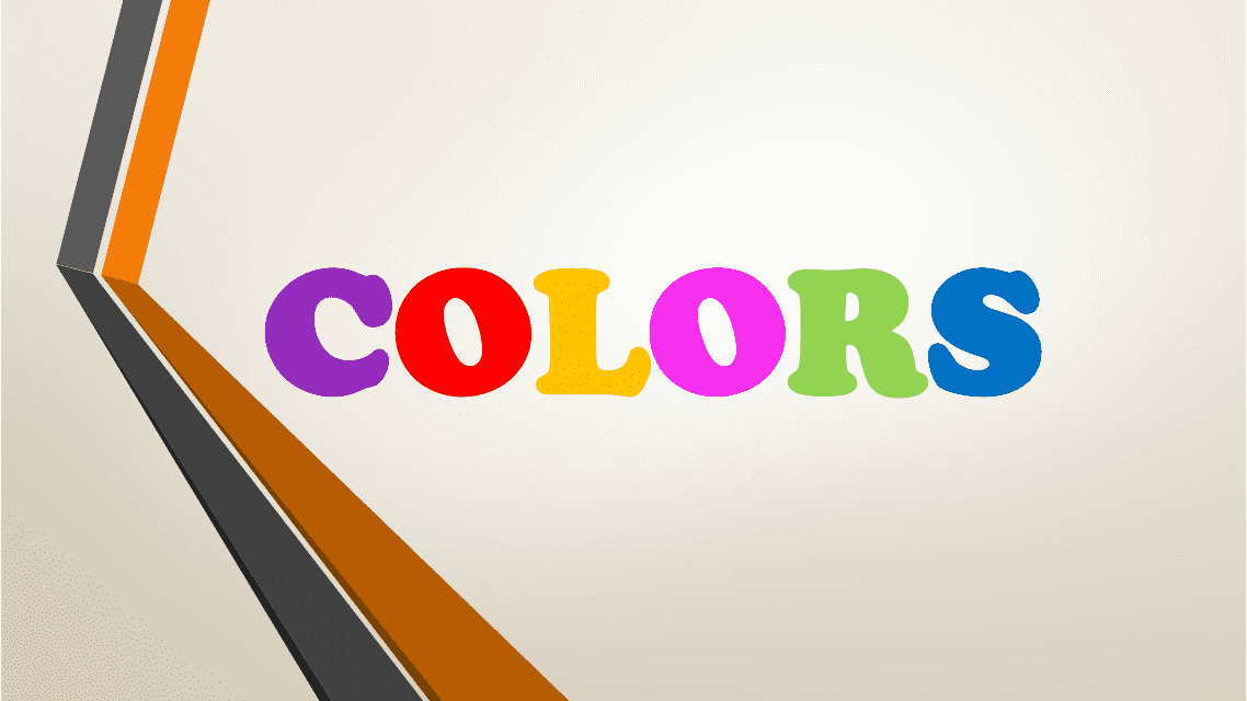 Color Flashcards - Varicolored