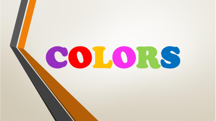 Color Flashcards - Varicolored