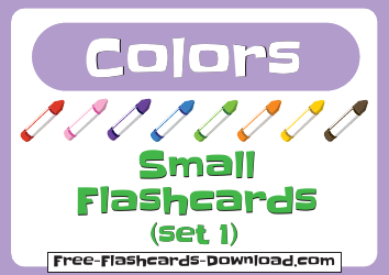 Small Color Flashcards