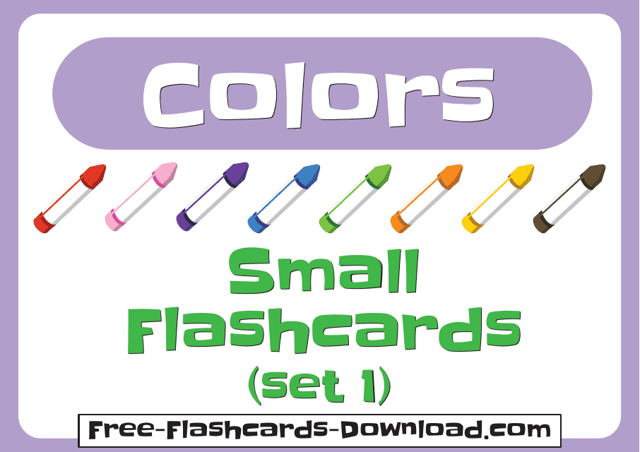 Small Color Flashcards Download Pdf