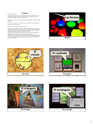Document preview: Spanish Revision Flashcards - Shapes