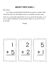 Rocket Math Flashcards, Page 3