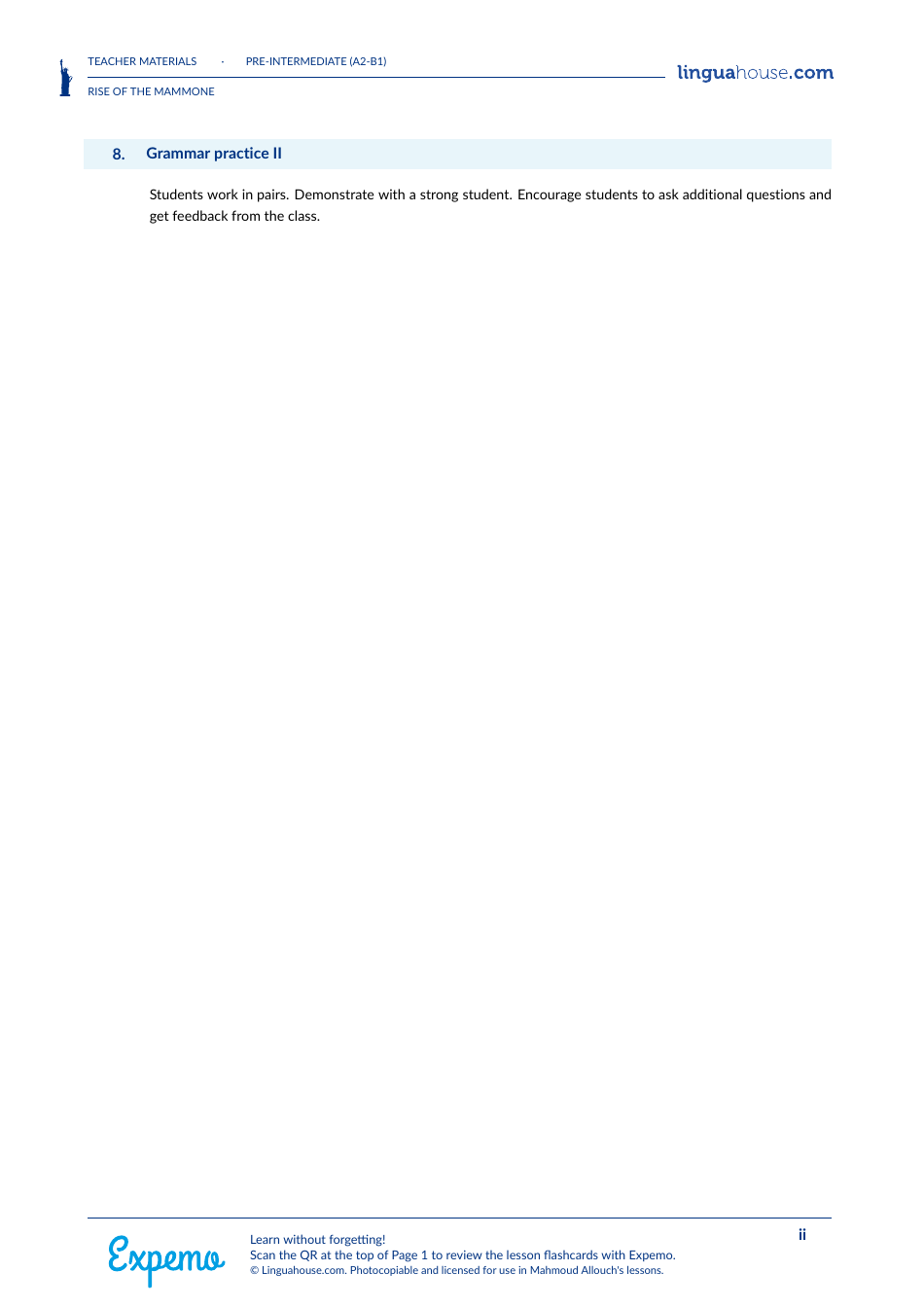 Pre-intermediate English Worksheet: Youth Unemployment - Linguahouse, Page 7